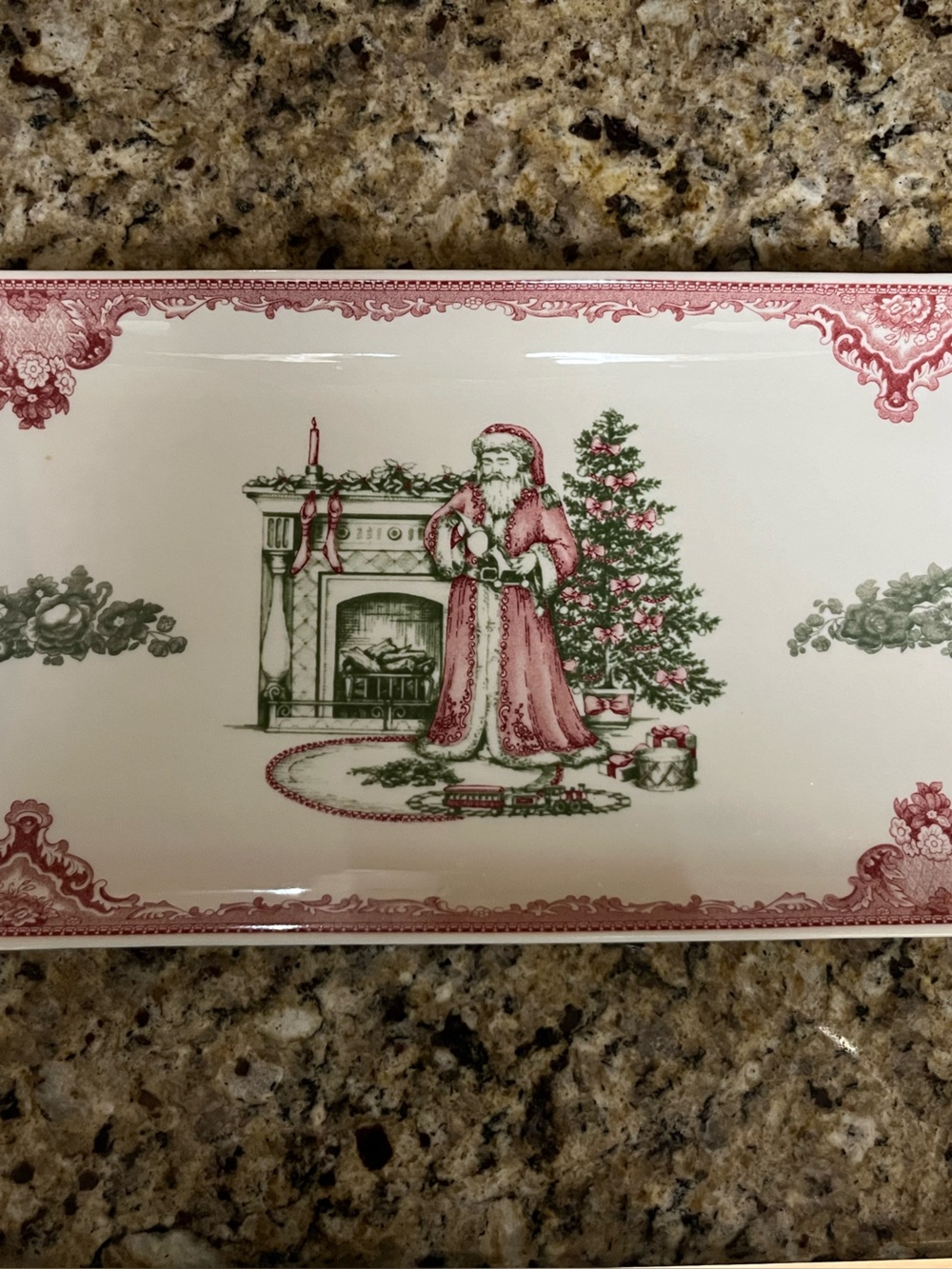 Johnson Brothers Christmas platter